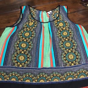 Madison sleeveless blouse XL